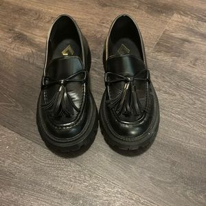 Faux Leather Platform Shoes